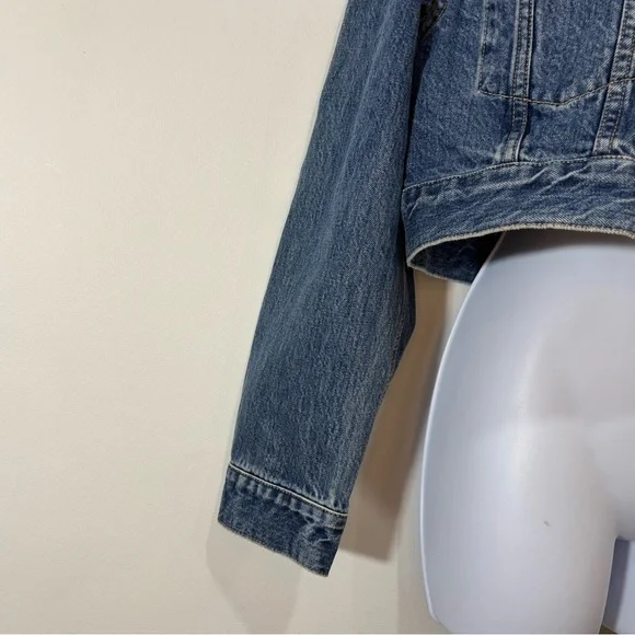 Moussy Vintage Blue Denim Jean Jacket - Picture 8 of 14